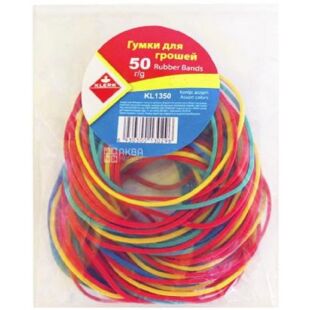 Klerk, 50 г, Гумки для грошей, асорті, 55 мм