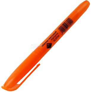 Klerk, 1-4 мм, Маркер текстовый, оранжевый, неон