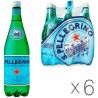 San Pellegrino, 1 л, Упаковка 6 шт., Сан Пелегріно, Вода мінеральна газована, ПЭТ