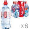 Vittel Спорт, 0,75 л, Упаковка 6 шт., Вітель, Вода мінеральна негазована, ПЕТ