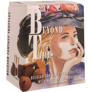 Belgian Chocolate, Beyond Time, 200 г, Конфеты шоколадные, трюфели с шампанским