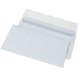 Optimail, Конверт Е65 (0+0) офсет, 25 шт., прямой, 80 г/ м2, самоклеющийся с отрывной лентой