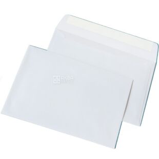 Optimail, Конверт C5 (0+0) офсет, 50 шт., прямой, 80 г/ м2, самоклеющийся с отрывной лентой