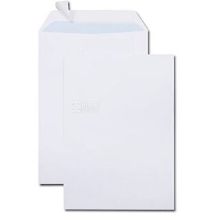 Optimail, Конверт B5 (0+0) офсет, 100 шт., боковой, 90 г/м2, самоклеющийся с отрывной лентой