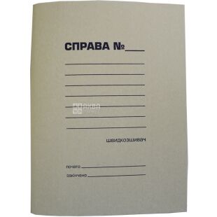 Папка-швидкозшивач, Картонна, А4