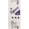 Papero, 160 аркушів, Паперові рушники Паперо, 2-шарові, V-складання, білі, 220х210 мм