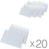 Optimail, Конверт C5 (0 + 0) офсет, 20 упаковок х 25 шт., Прямий, 80 г / м2, самоклеючий з відривною стрічкою