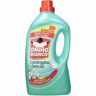 Omino Bianco, 2600 мл, Отбеливатель деликатный, Белый мускус