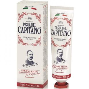 Pasta Del Capitano, Original Recipe, 75 мл, Зубна паста Оригінальна