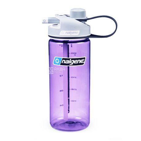 Nalgene, 0,6 л, бутылка для воды, MultiDrink, фиолетовая