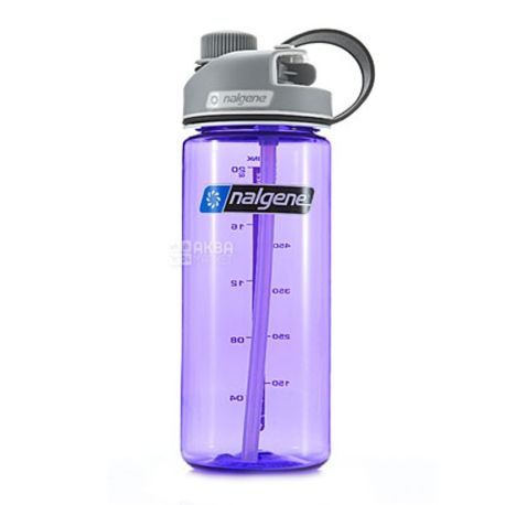 Nalgene, 0.6 L, Water Bottle, MultiDrink, Violet