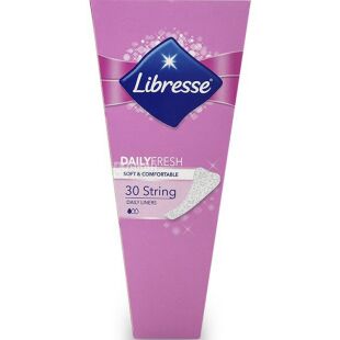 Libresse, Daily Fresh String, 30 шт., Прокладки ежедневные, Стринг
