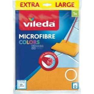 Vileda, Тряпка для пола из микрофибры, 480 х 600 мм, в ассортименте