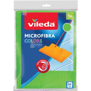Vileda, Тряпка для пола из микрофибры, 480 х 600 мм, в ассортименте