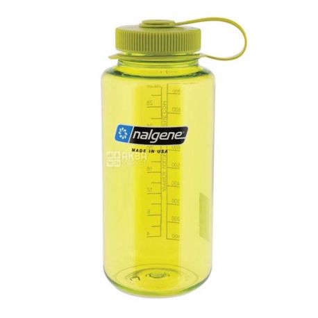 Nalgene, 1 liter, water bottle, Wide Mouth, green