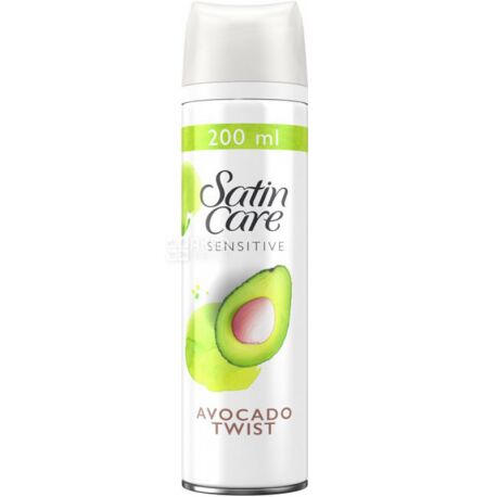 Satin Care Avocado Twist, 200мл, Гель для гоління, жіночий