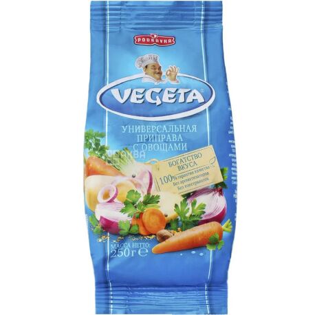 Vegeta, 250 г, Приправа з овочів, Універсальна
