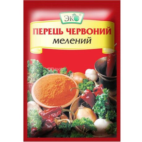 Эко, 20 г, Перец красный, молотый