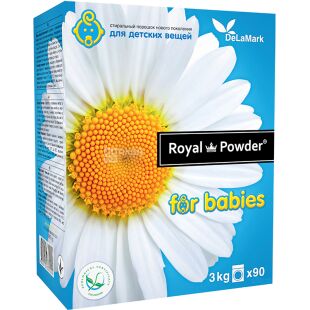 Delamark Baby, 3 кг, Стиральный порошок, концентрированный, бесфосфатный, ромашка