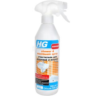 HG, 500 мл, Очиститель для душевой и ванной