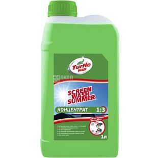 Turtle Wax, 1000 мл, Концентрат летнего омывателя для стекла, 3:1