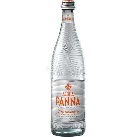 Acqua Panna, 0.75 L, Still Water, Mineral, Glass, glass