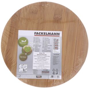 Fackelmann, Дошка кухонна, бамбукова, кругла d-24 см
