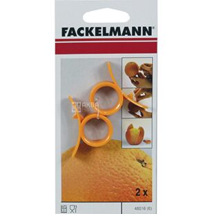 Fackelmann, 2 шт., Ніж для чищення цитрусових, пластик