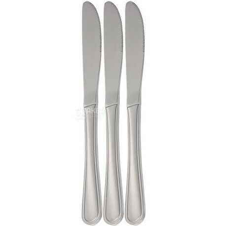 Fackelmann, 3 pieces, table knife set, stainless steel, 20 cm