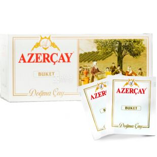 Azercay, Букет, 50 г, Чай черный, крупнолистовой, 25 пак. х 2 г