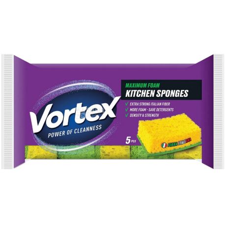 Vortex, 5 pcs., Kitchen sponge