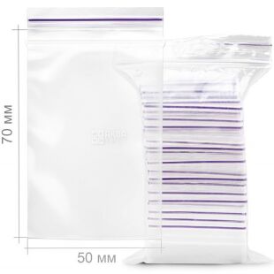 Пакет-струна, 100 шт., 5х7 см