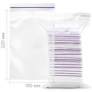 Пакет-струна, 100 шт., 16х22 см