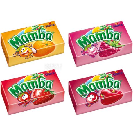 Storсk, 26,5 g, Chewing candies, Mamba, Orange, m / s