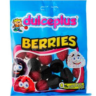Dulceplus, 100 г, Дульчеплюс, Дикие ягоды, Жевательные конфеты, без глютена	