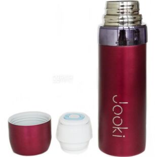 Jooki, Travel, 500 мл, Термос с вакуумным поддержанием температуры, красный