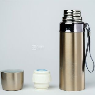 Jooki, Travel, 500 мл, Термос с вакуумным поддержанием температуры, золотой