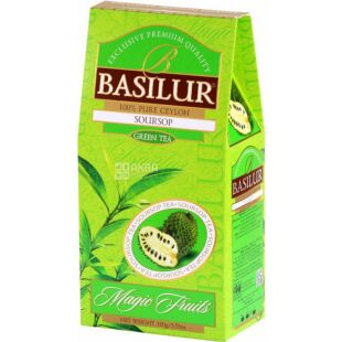 Basilur, Магические фрукты Саусеп, 100 г, Чай зеленый, крупнолистовой