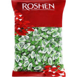 Roshen Mintex+ Mint, 1 кг, Карамель со вкусом мяты Минтекс+, Рошен