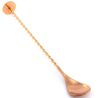 One Chef, Ложка барна, з крученою ручкою і плоским мадлером, 280 мм, мідна