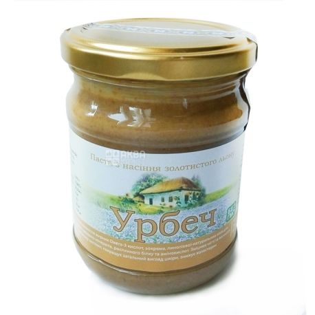 Рідна хата, 250 г, паста урбеч, из семян золотистого льна