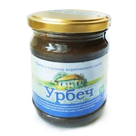 Рідна хата, 250 г, паста урбеч, из семян коричневого льна