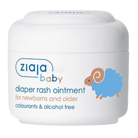 Ziaja, 50 ml, ointment for diaper rash, Baby