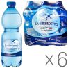 San Benedetto, 0,5 л, Упаковка 6 шт., Сан Бенедетто, Вода мінеральна газована, ПЕТ