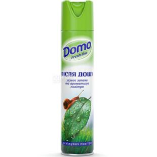 Domo, 300 мл, Освіжувач повітря, Після дощу, аерозольний