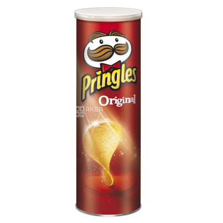 Pringles, 165 г, Чипси картопляні, Original, тубус