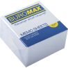 Buromax, 550 аркушів, Буромакс, Папір для записів, білий, непроклеєний, 80х80 мм