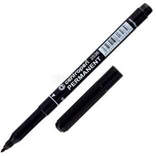 Centropen, Маркер перманентный светостойкий, черный, 1 мм