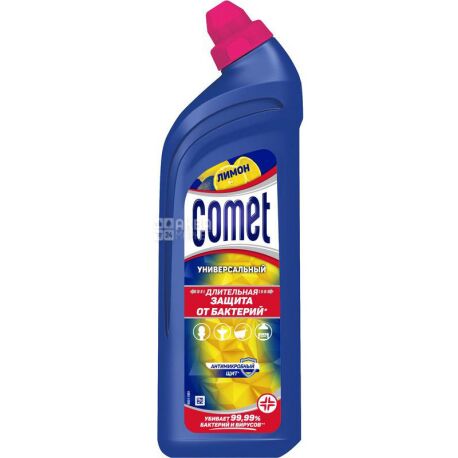 Comet, 700 мл, Гель очищуючий, універсальний, Лимон