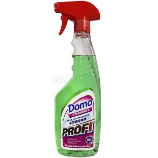 Domo, Green, 525 мл, Засіб для очищення скла, спрей